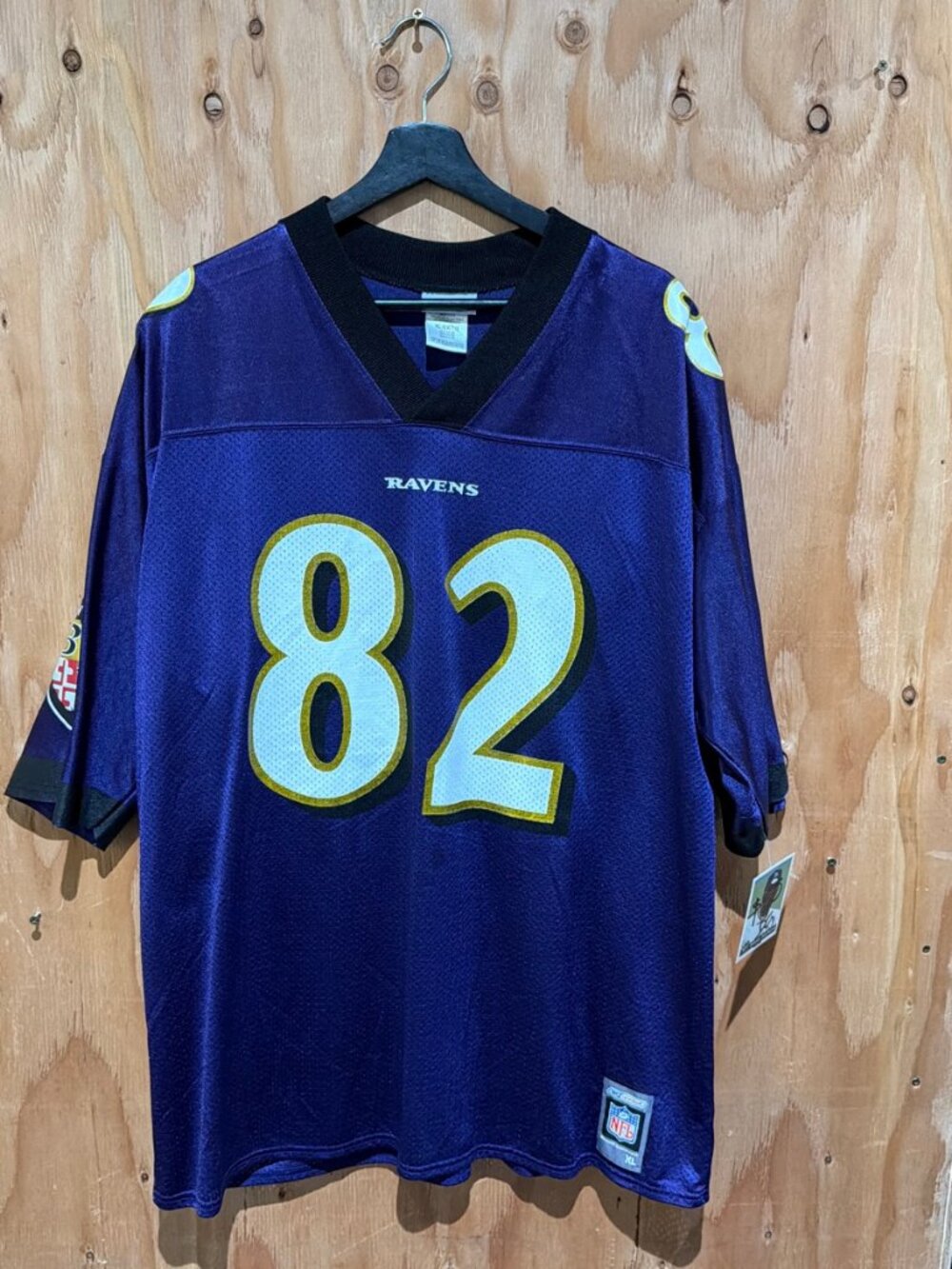 Reebok Baltimore Ravens Shannon Sharpe #82 Jersey Purple XL Vintage NFL